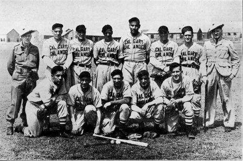 Calgary Highlanders Baseball Team 1941