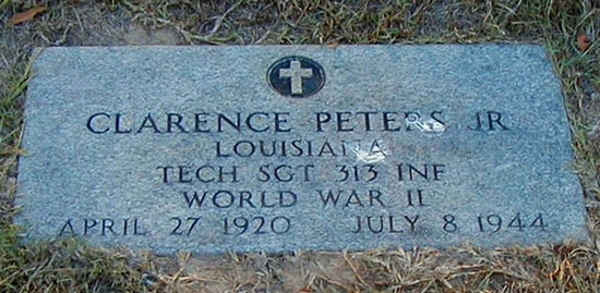 Clarence Peters Jr Grave