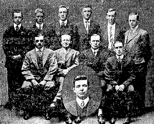 Winthrop Baseball team 1916